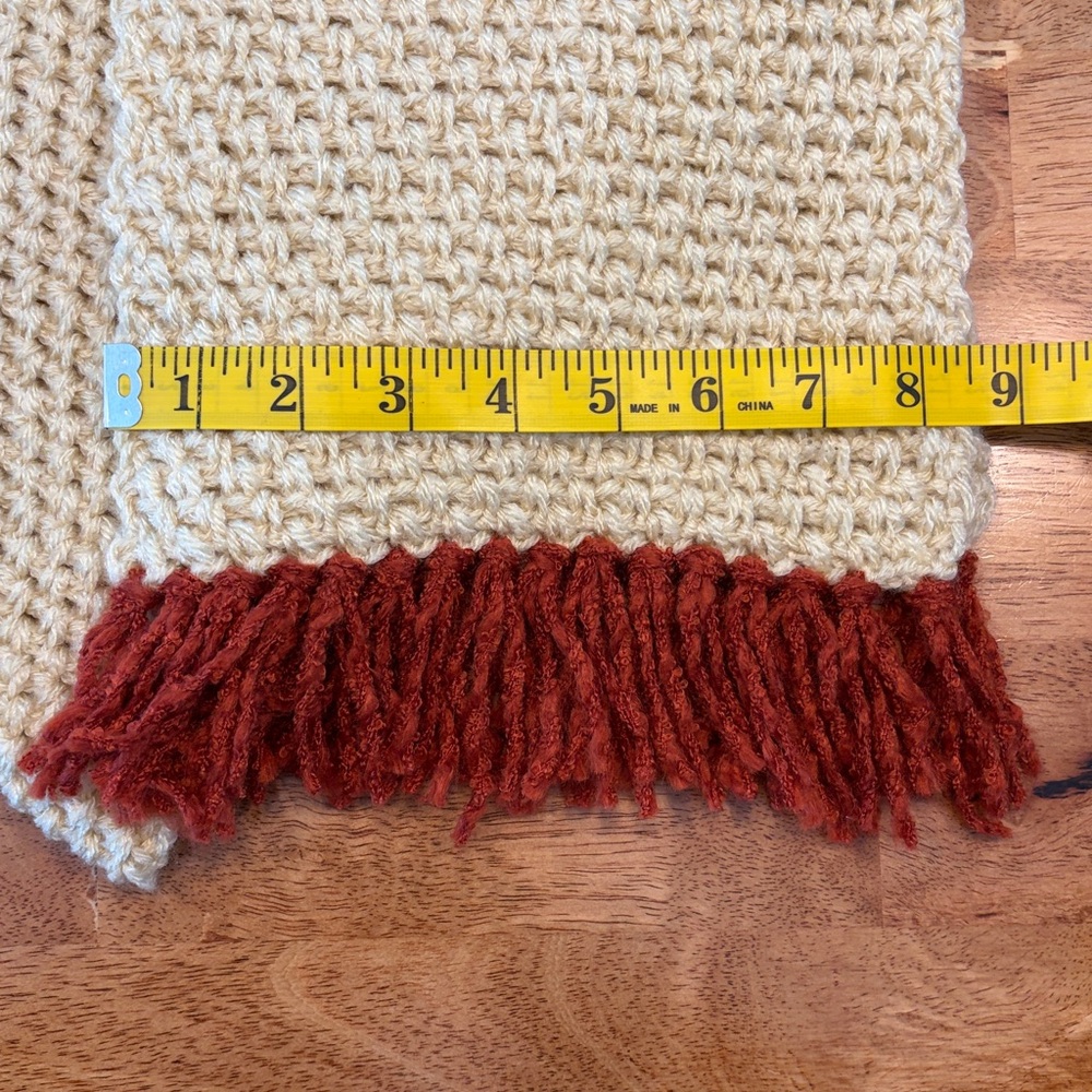 Hand Knit Scarf - Picture 2 of 3